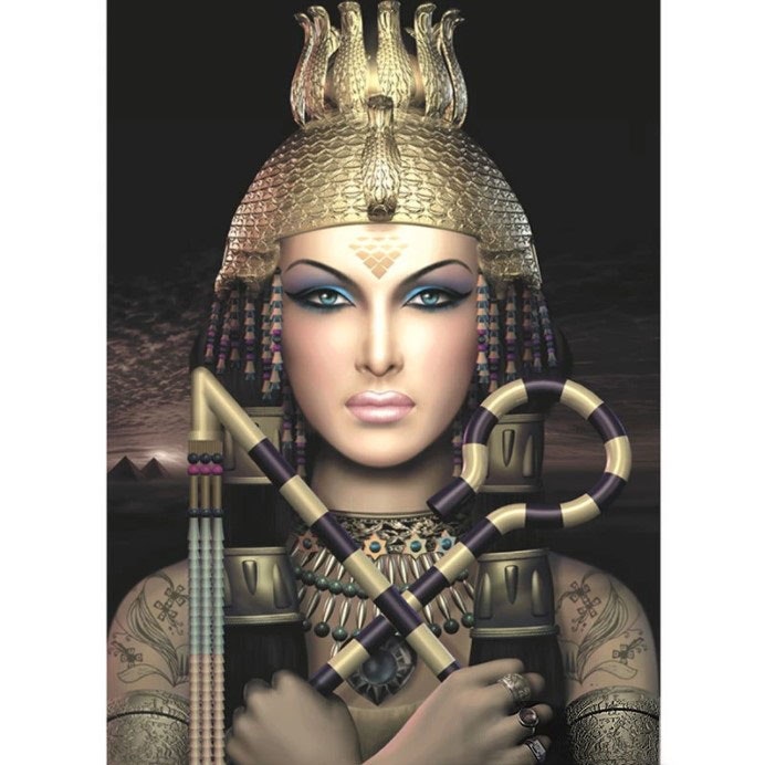 Diamanttavla Egyptian Woman 50x70