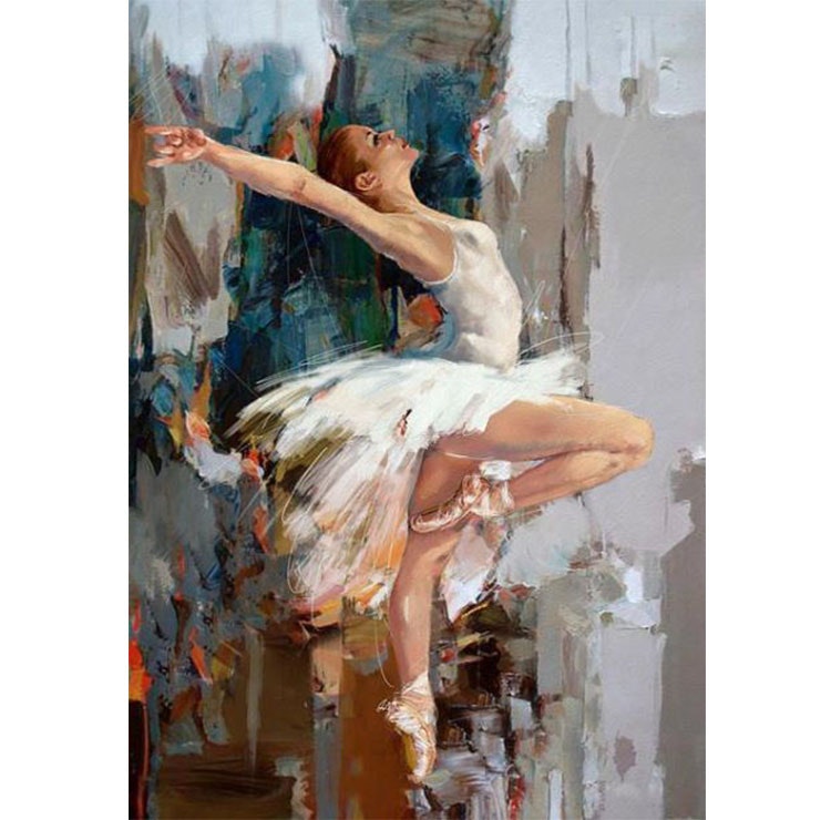 Diamanttavla Ballet Girl 30x40