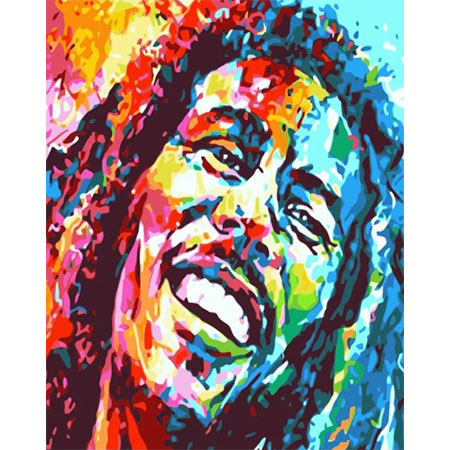 Paint By Numbers Bob Marley 40x50