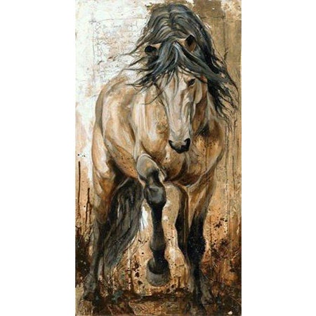 Diamanttavla Horse Vintage 50x100