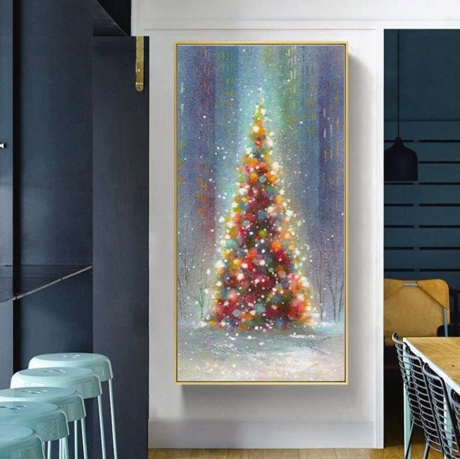 Diamanttavla Christmas Tree 50x100