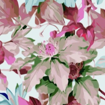 Paint By Numbers Flowers Soft Colors 50x70- Leveranstid 1-3 Dagar