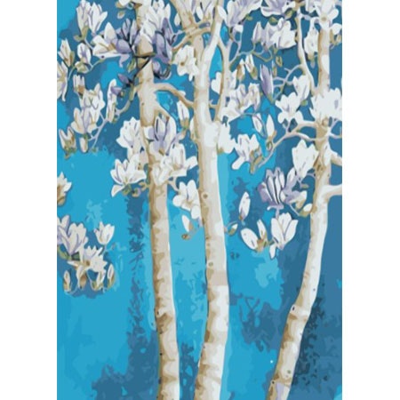 Paint By Numbers Flower Tree 50x70