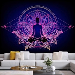 Gobeläng Tapestry Lotus Meditation 200x150 Cm