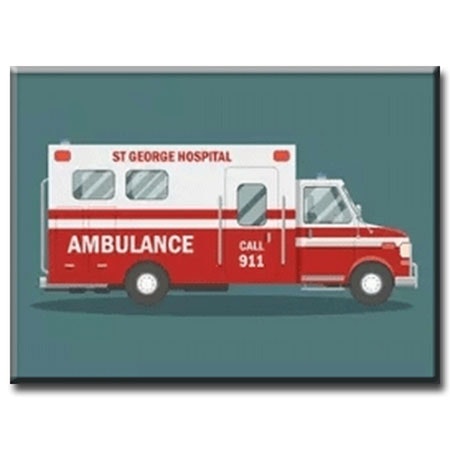 Diamanttavla Brittish Ambulance 40x50