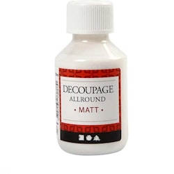 Decoupagelack Matt 100 ml - Leveranstid 1-3 Dagar