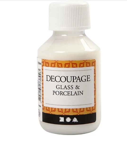 Decoupagelack Glas Och Porslin 100 ml - Leveranstid 1-3 Dagar
