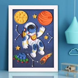 Quilling Spaceman A4