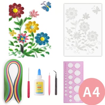 Quilling Sommarblommor A4