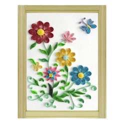 Quilling Sommarblommor A4