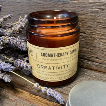 Aromatherapy Soy Candle Pepparmint Och Kryddnejlika 200g - Creativity