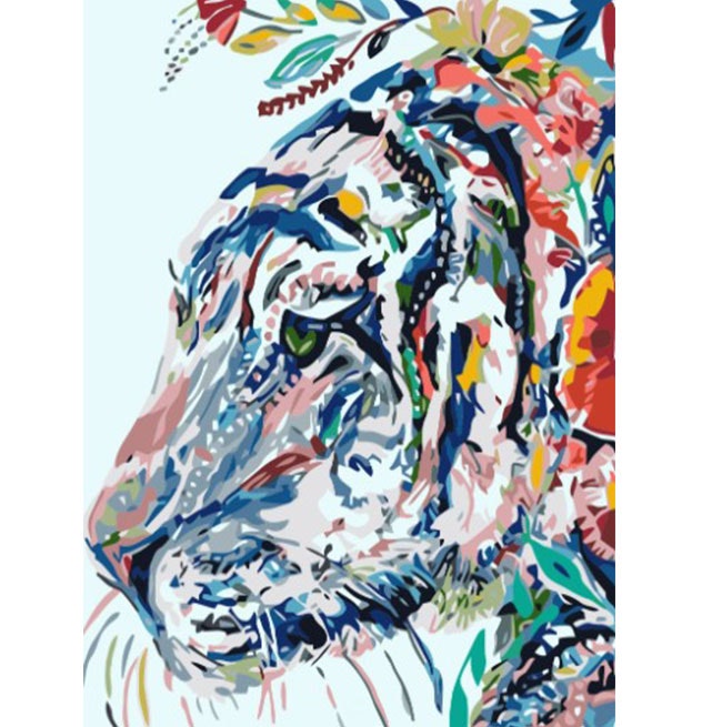 Paint By Numbers Tiger Allmoge 40x50