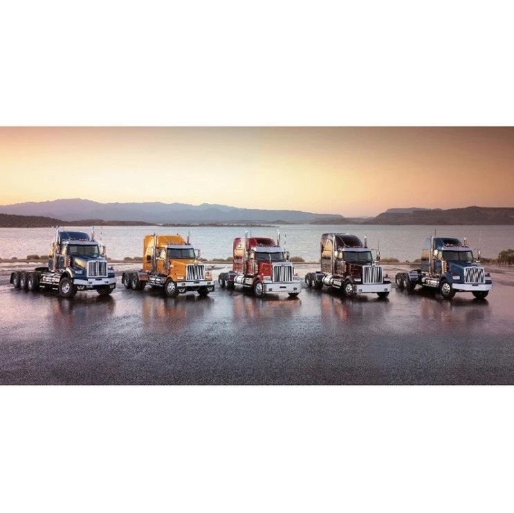Diamanttavla Trucks 50x100 - Leveranstid 1-3 Dagar