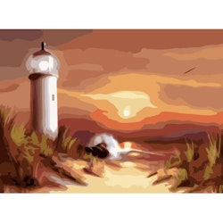 Paint By Numbers Lighthouse 40x50