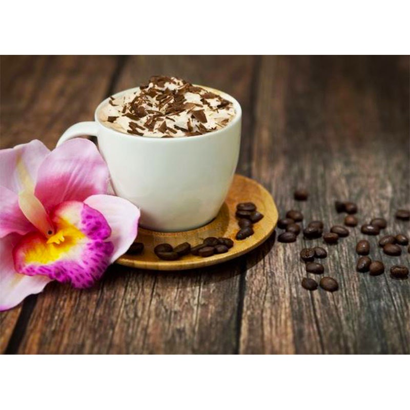 Diamanttavla (R) Coffee And Orchid 40x50 - Leveranstid 1-3 Dagar