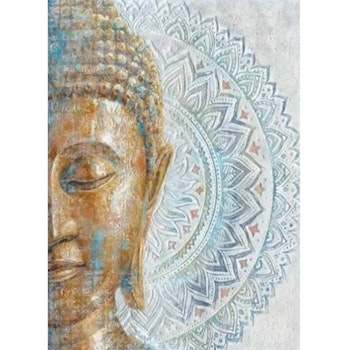 Diamanttavla Buddha Mandala 40x50