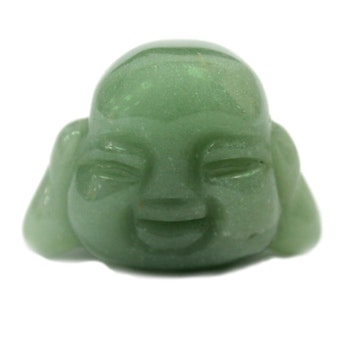 Buddha Huvud Jade 5x2x3,5 cm