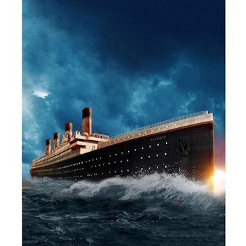 Diamanttavla Titanic Ship 50x70
