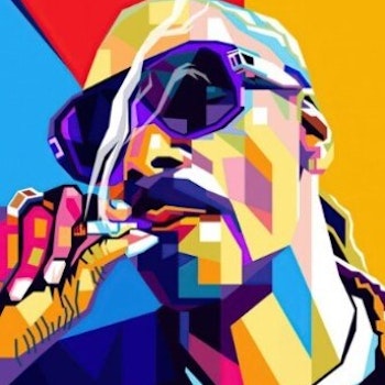 Diamanttavla Snoop Pop Art 40x50