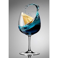 Diamanttavla Wine Art 40x50