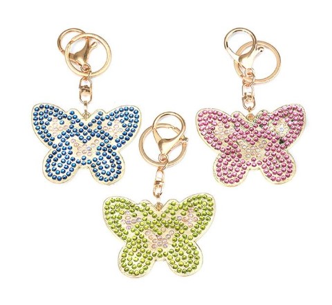 Nyckelringar Butterflies 3-Pack