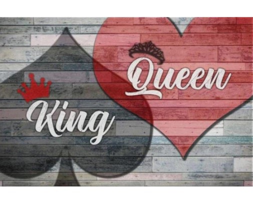 Diamanttavla King And Queen 40x50