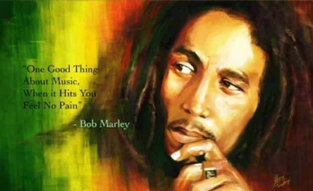 Diamanttavla Bob Marley Citat 50x70