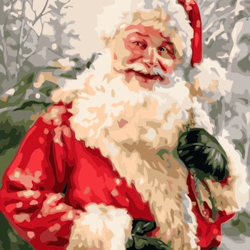 Paint By Number Happy Santa 40x50