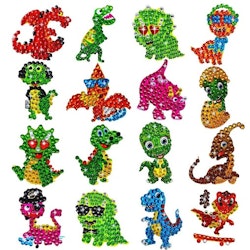 Diamond Painting Stickers Dinosaurier 16 st