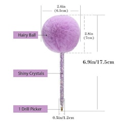 Diamond Painting Pennor Fluffboll 2-Pack
