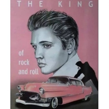 Diamanttavla Elvis The King 40x50