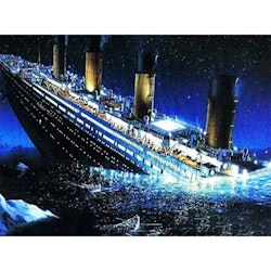 Diamanttavla Titanic 40x50