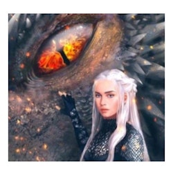 Diamanttavla Mother Of Dragon 50x50