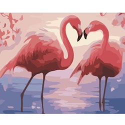 Paint By Numbers Flamingos 40x50