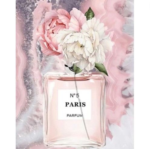 Diamanttavla Parfume Paris 40x50