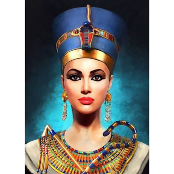 Diamanttavla Egyptian Queen 40x50