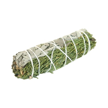 Smudge Stick - Vit Salvia Och Enbär 10cm