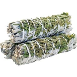 Smudge Stick - Vit Salvia Och Ruda 10cm