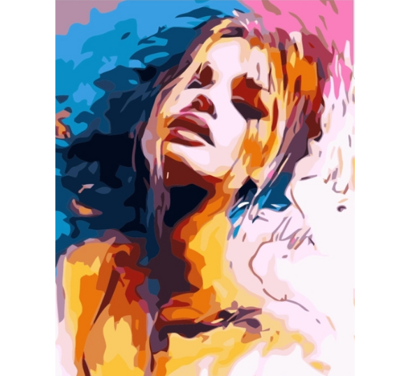 Paint By Numbers Color Woman 40x50