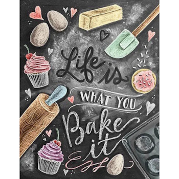 Diamanttavla Bake It 40x50
