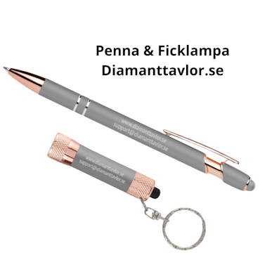 Diamond Painting Penna & Ficklampa Diamanttavlor.se