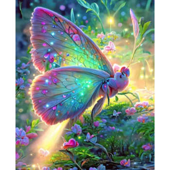 Diamanttavla Fairytale Butterfly 40x50