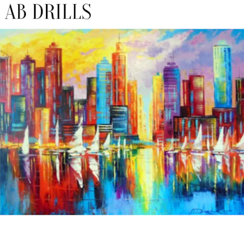 Diamanttavla AB Drills Color City 40x50