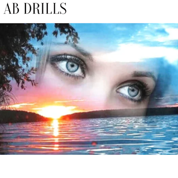 Diamanttavla AB Drills Ocean Eyes 40x50