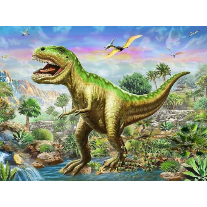 Diamanttavla Tyrannosaurus Rex 40x50
