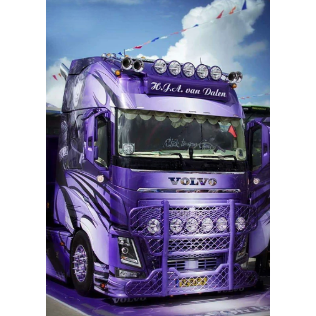 Diamanttavla Purple Truck 40x50