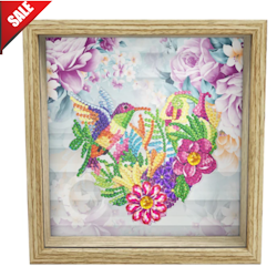 Diamond Painting Sparbössa Ram Bird And Flowers