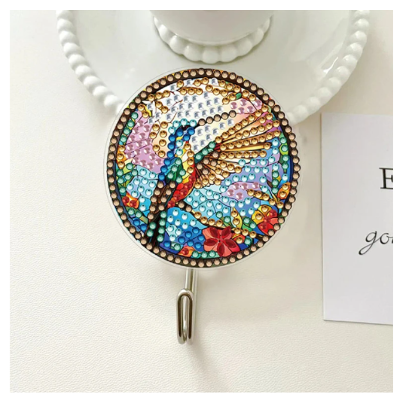 Diamond Painting Väggkrok Kolibri 6-Pack