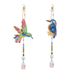 Diamond Painting Fönsterhängen / Solfångare 2-Pack Birds