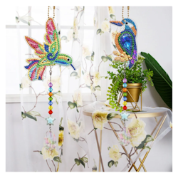 Diamond Painting Fönsterhängen / Solfångare 2-Pack Birds